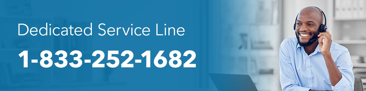 DC Dedicated Service Line 833-252-1682